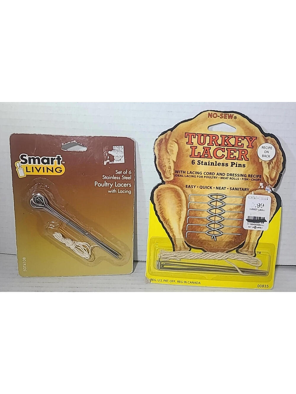Lot Of 2 Turkey Poultry Lacers With Lacing New In Original Package